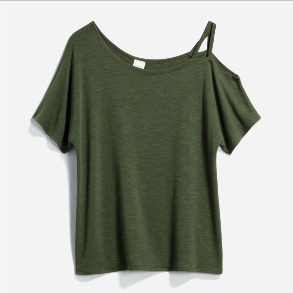 Kaileigh one shoulder knit top